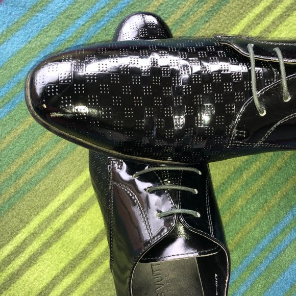 Louis Vuitton Men Black Patent Lace-up (US 8) main image 6